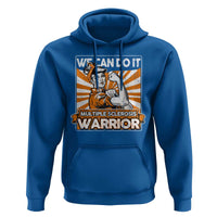 Multiple Sclerosis Awareness Hoodie Orange Ribbon MS Warrior Support Squad