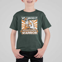 Multiple Sclerosis Awareness T Shirt For Kid Orange Ribbon MS Warrior Support Squad