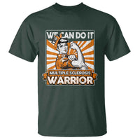 Multiple Sclerosis Awareness T Shirt Orange Ribbon MS Warrior Support Squad