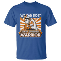 Multiple Sclerosis Awareness T Shirt Orange Ribbon MS Warrior Support Squad