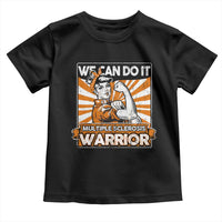 Multiple Sclerosis Awareness Toddler T Shirt Orange Ribbon MS Warrior Support Squad