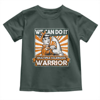 Multiple Sclerosis Awareness Toddler T Shirt Orange Ribbon MS Warrior Support Squad