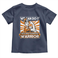 Multiple Sclerosis Awareness Toddler T Shirt Orange Ribbon MS Warrior Support Squad