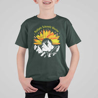 MS Warrior T Shirt For Kid Orange Ribbon Sunflower Multiple Sclerosis Awareness