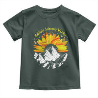 MS Warrior Toddler T Shirt Orange Ribbon Sunflower Multiple Sclerosis Awareness