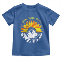 MS Warrior Toddler T Shirt Orange Ribbon Sunflower Multiple Sclerosis Awareness