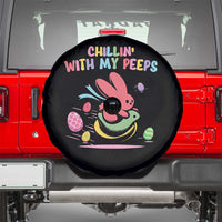 Easter Day Spare Tire Cover Chillin With My Peeps Bunnies - Wonder Print Shop