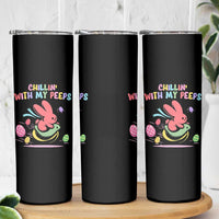 Easter Day Skinny Tumbler Chillin With My Peeps Bunnies - Wonder Print Shop