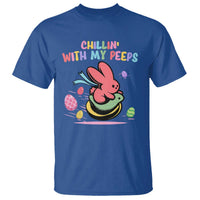 Easter Day T Shirt Chillin With My Peeps Bunnies - Wonder Print Shop