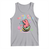 Easter Day Tank Top Chillin With My Peeps Bunnies - Wonder Print Shop