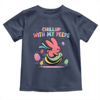 Easter Day Toddler T Shirt Chillin With My Peeps Bunnies - Wonder Print Shop