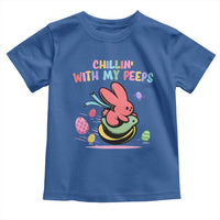 Easter Day Toddler T Shirt Chillin With My Peeps Bunnies - Wonder Print Shop