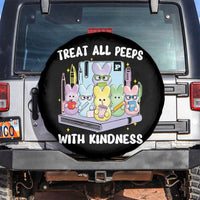 Teachers Easter Spare Tire Cover Treat All Peeps With Kindness - Wonder Print Shop