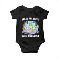 Teachers Easter Baby Onesie Treat All Peeps With Kindness - Wonder Print Shop