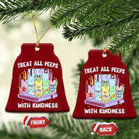 Teachers Easter Ceramic Ornament Treat All Peeps With Kindness - Wonder Print Shop