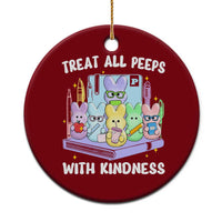 Teachers Easter Ceramic Ornament Treat All Peeps With Kindness - Wonder Print Shop