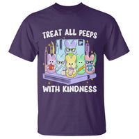 Teachers Easter T Shirt Treat All Peeps With Kindness - Wonder Print Shop