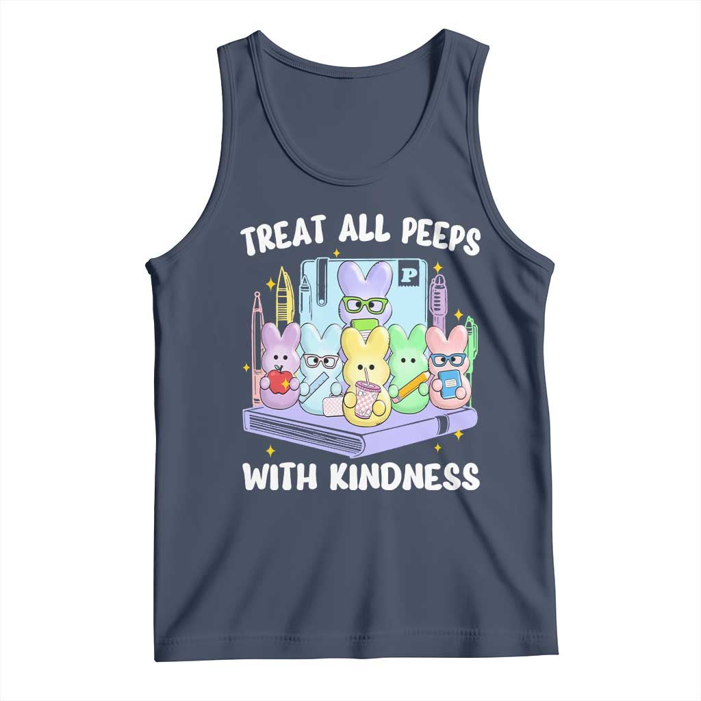 Teachers Easter Tank Top Treat All Peeps With Kindness - Wonder Print Shop