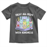 Teachers Easter Toddler T Shirt Treat All Peeps With Kindness - Wonder Print Shop