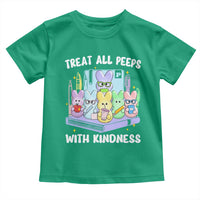 Teachers Easter Toddler T Shirt Treat All Peeps With Kindness - Wonder Print Shop
