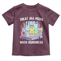 Teachers Easter Toddler T Shirt Treat All Peeps With Kindness - Wonder Print Shop