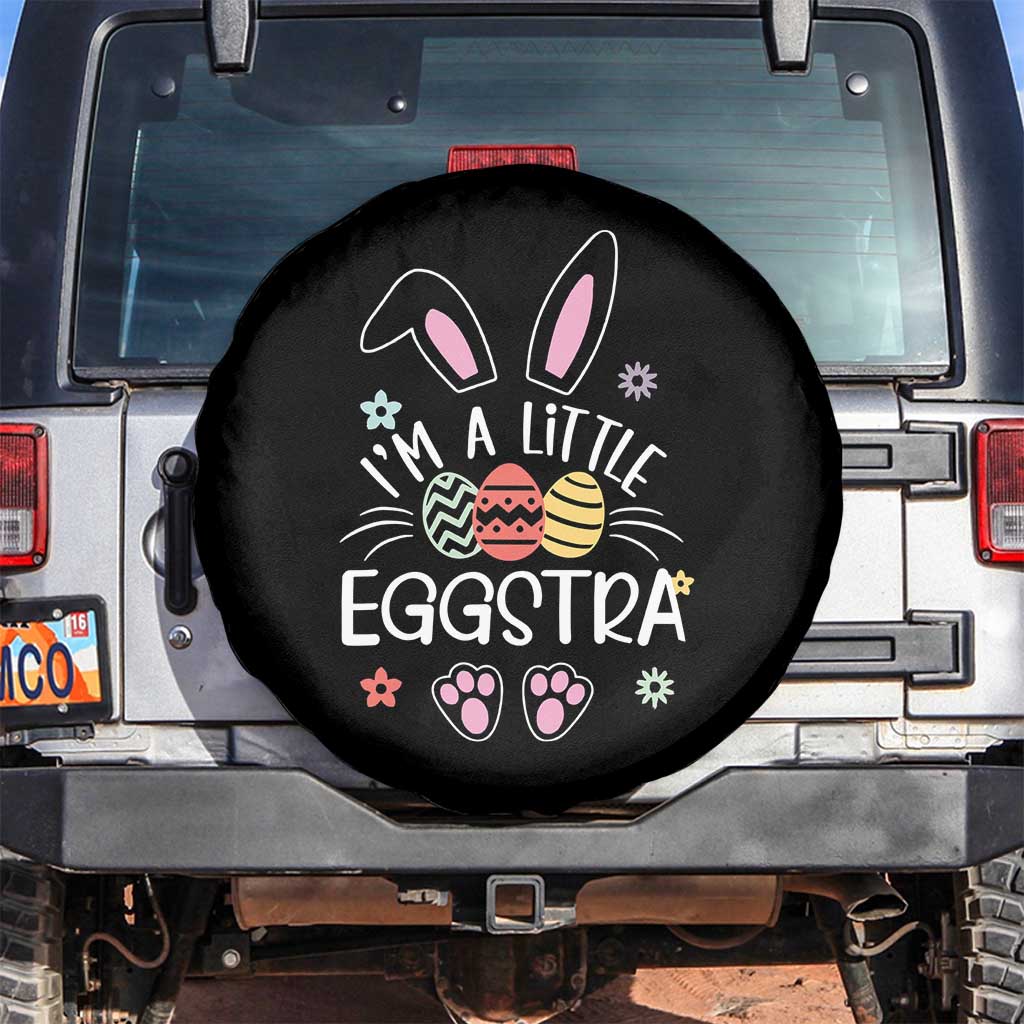 Funny Easter Spare Tire Cover Im A Little Eggstra Bunny Cute Kids Toddler - Wonder Print Shop