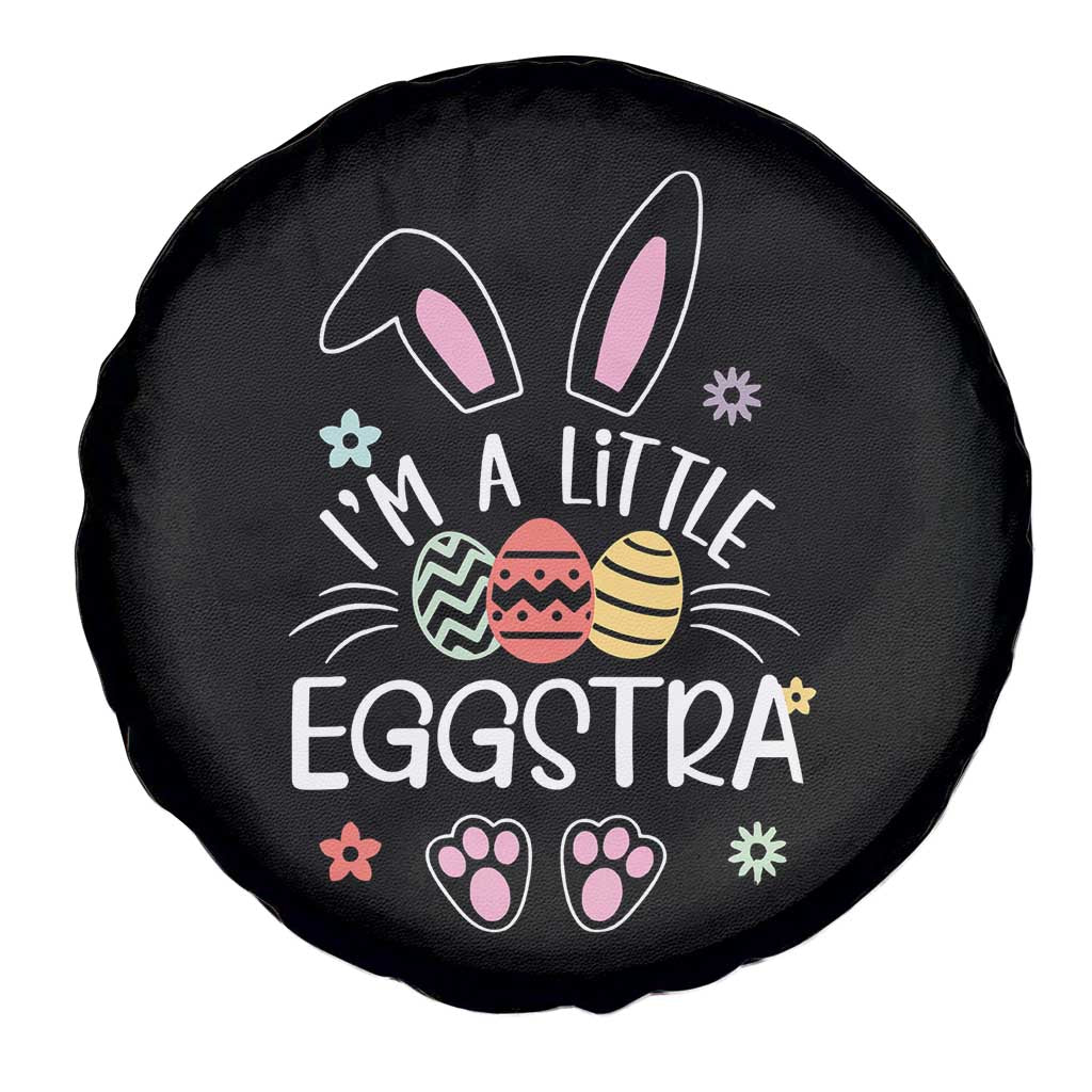 Funny Easter Spare Tire Cover Im A Little Eggstra Bunny Cute Kids Toddler - Wonder Print Shop