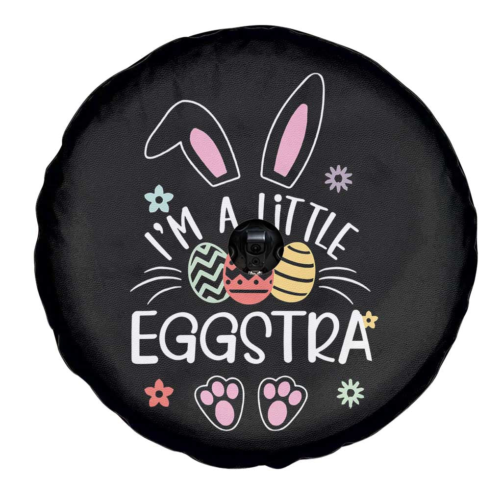 Funny Easter Spare Tire Cover Im A Little Eggstra Bunny Cute Kids Toddler - Wonder Print Shop