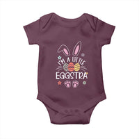Funny Easter Baby Onesie Im A Little Eggstra Bunny Cute Kids Toddler - Wonder Print Shop