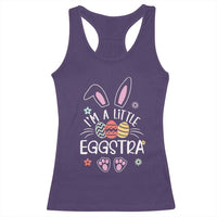 Funny Easter Racerback Tank Top Im A Little Eggstra Bunny Cute Kids Toddler - Wonder Print Shop