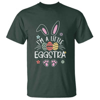 Funny Easter T Shirt Im A Little Eggstra Bunny Cute Kids Toddler - Wonder Print Shop
