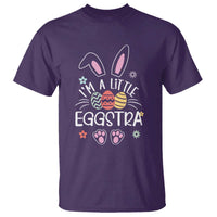Funny Easter T Shirt Im A Little Eggstra Bunny Cute Kids Toddler - Wonder Print Shop