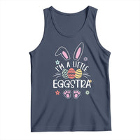 Funny Easter Tank Top Im A Little Eggstra Bunny Cute Kids Toddler - Wonder Print Shop