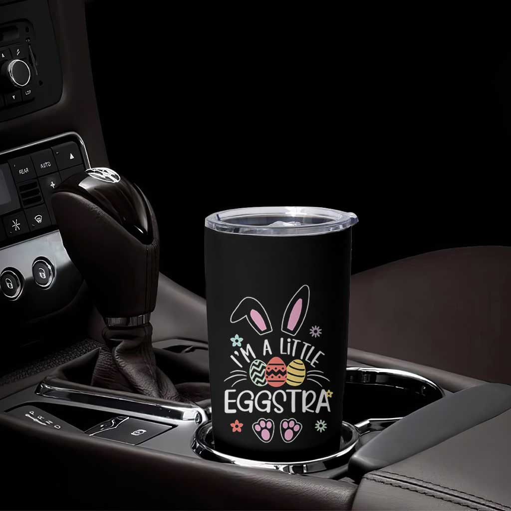 Funny Easter Tumbler Cup Im A Little Eggstra Bunny Cute Kids Toddler - Wonder Print Shop