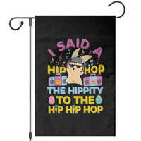 Funny Hip Hop Hippity Easter Bunny Garden Flag - Wonder Print Shop