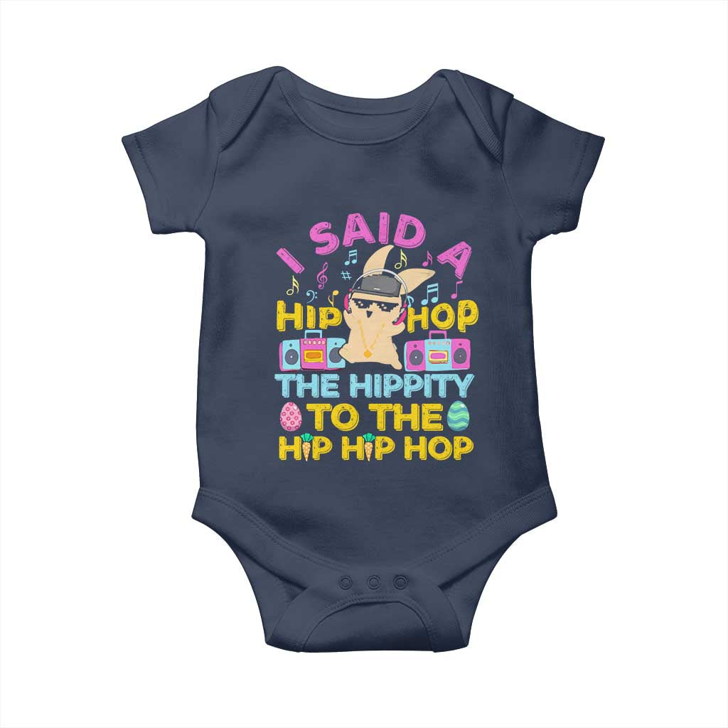 Funny Hip Hop Hippity Easter Bunny Baby Onesie - Wonder Print Shop