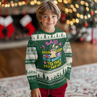 Funny Hip Hop Hippity Easter Bunny Ugly Christmas Sweater - Wonder Print Shop