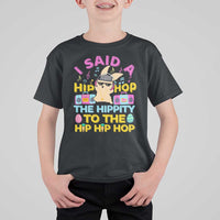 Funny Hip Hop Hippity Easter Bunny T Shirt For Kid - Wonder Print Shop