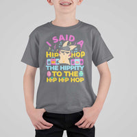 Funny Hip Hop Hippity Easter Bunny T Shirt For Kid - Wonder Print Shop