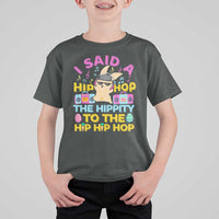 Funny Hip Hop Hippity Easter Bunny T Shirt For Kid - Wonder Print Shop