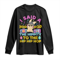 Funny Hip Hop Hippity Easter Bunny Long Sleeve Shirt - Wonder Print Shop