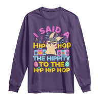 Funny Hip Hop Hippity Easter Bunny Long Sleeve Shirt - Wonder Print Shop