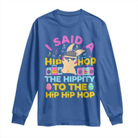 Funny Hip Hop Hippity Easter Bunny Long Sleeve Shirt - Wonder Print Shop