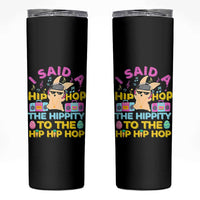 Funny Hip Hop Hippity Easter Bunny Skinny Tumbler - Wonder Print Shop