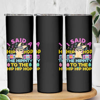 Funny Hip Hop Hippity Easter Bunny Skinny Tumbler - Wonder Print Shop