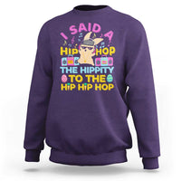 Funny Hip Hop Hippity Easter Bunny Sweatshirt - Wonder Print Shop