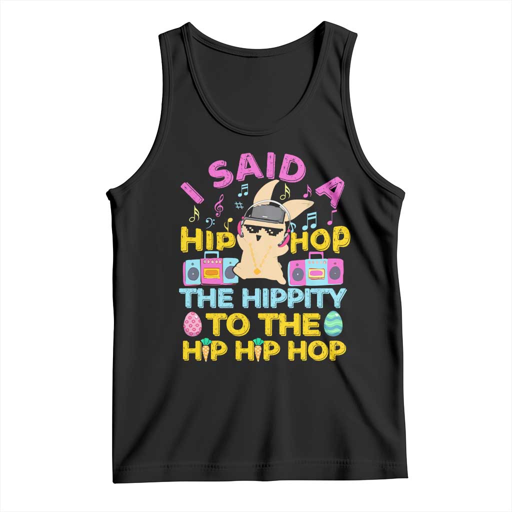 Funny Hip Hop Hippity Easter Bunny Tank Top - Wonder Print Shop