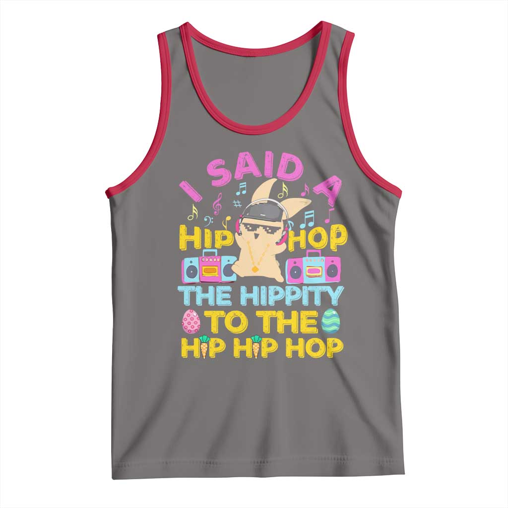 Funny Hip Hop Hippity Easter Bunny Tank Top - Wonder Print Shop