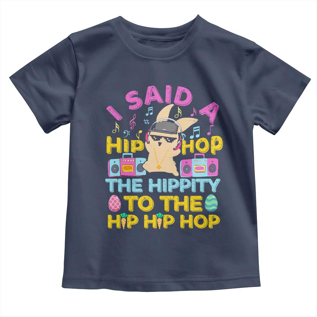Funny Hip Hop Hippity Easter Bunny Toddler T Shirt - Wonder Print Shop