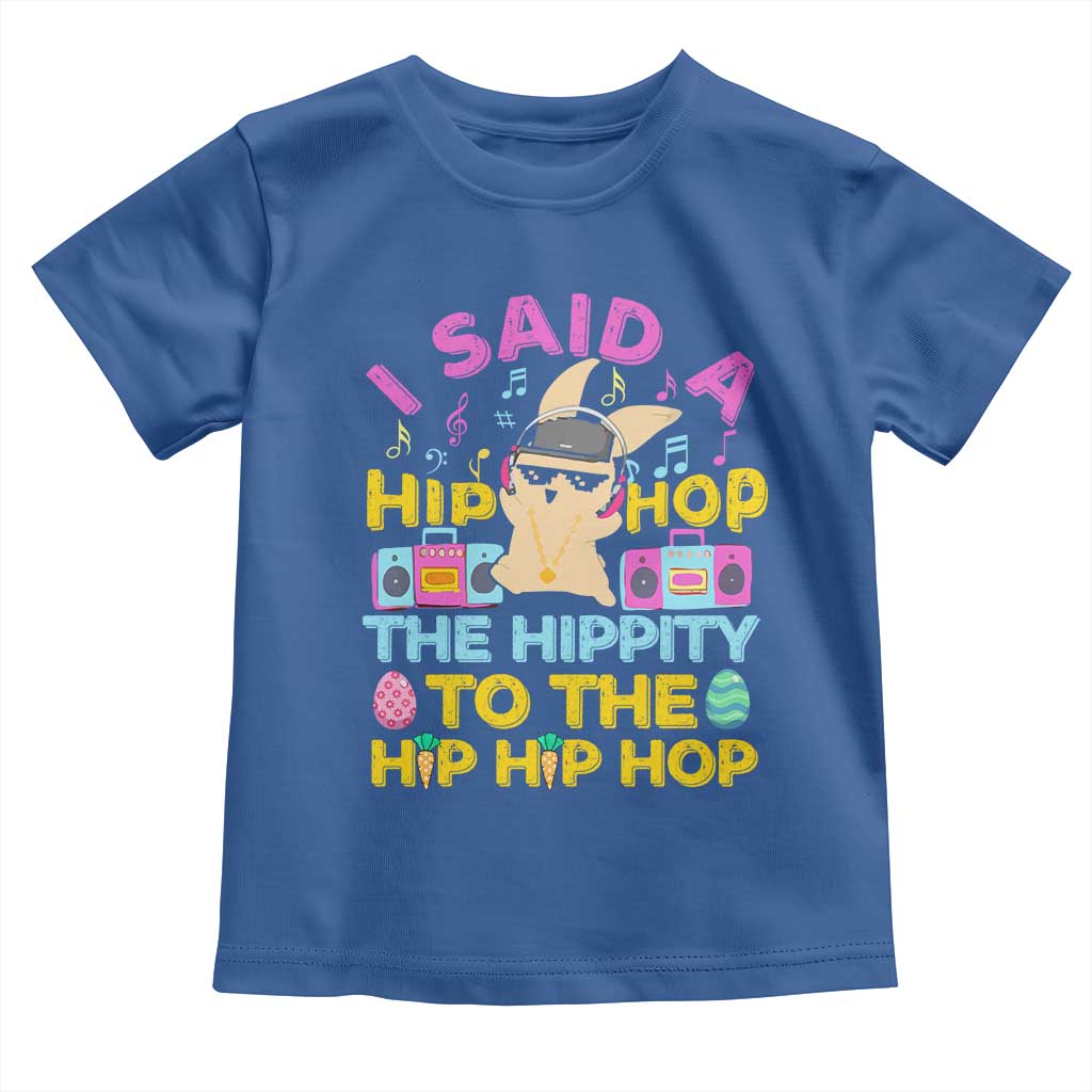 Funny Hip Hop Hippity Easter Bunny Toddler T Shirt - Wonder Print Shop
